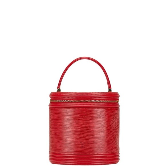 LOUIS VUITTON Red Leather Vanity Bag - Picture 1 of 12